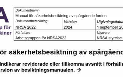 Ny utgåva av NRSA 2622
